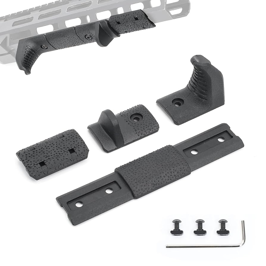 SLRハンドガードブラック5.5 & ハンドストップ、mlokレール Amazon | HONESTILL AR-15 M4用 SLR M-LOK 5.5/7.5/9.7インチ